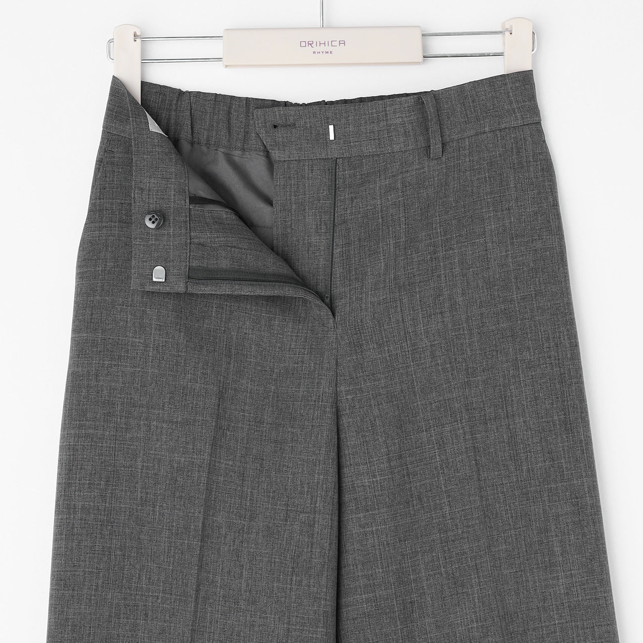 THE THIRD SUITS Wide Pants - Medium Gray_12