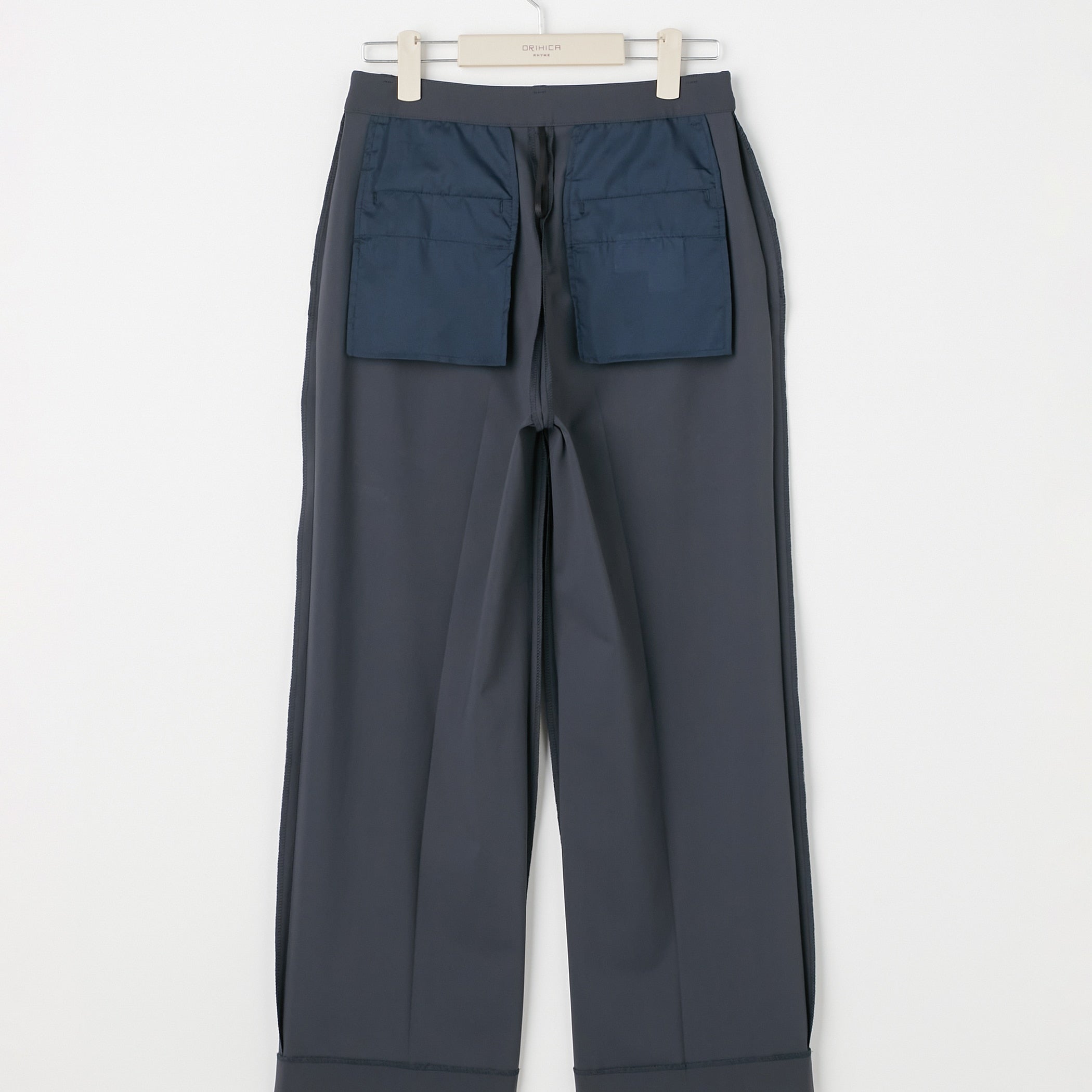 THE THIRD SUITS BIZSPO 寬鬆褲 -深藍