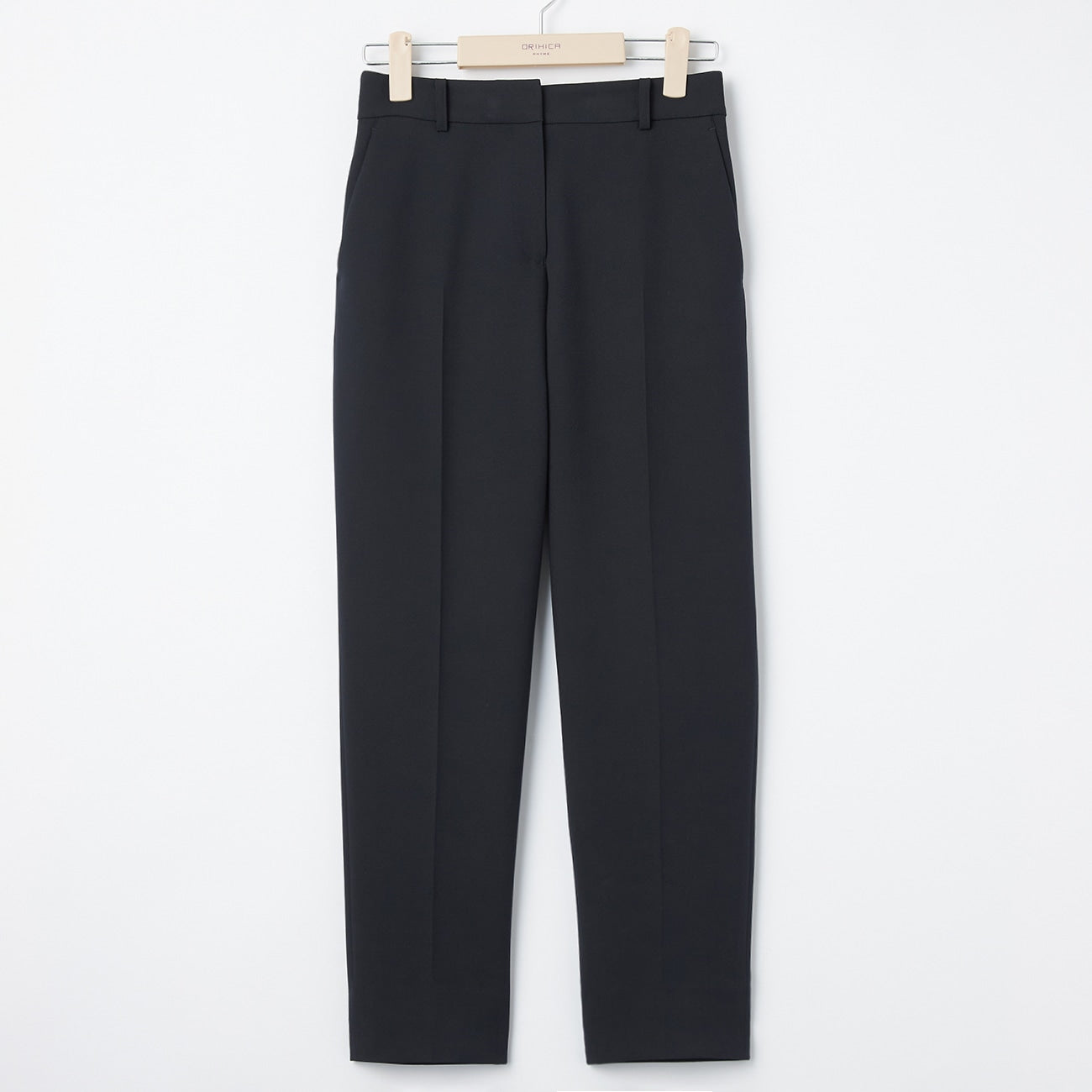 THE THIRD SUITS 双层编织褶皱长裤 -深蓝