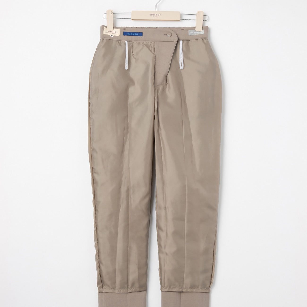 THE THIRD SUITS 雙層梭織褲 - 米色_20