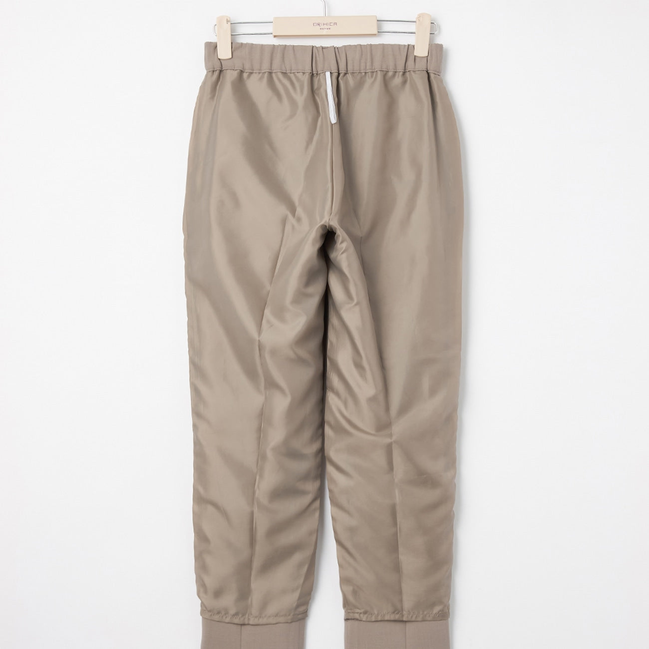 THE THIRD SUITS 雙層梭織褲 - 米色_21