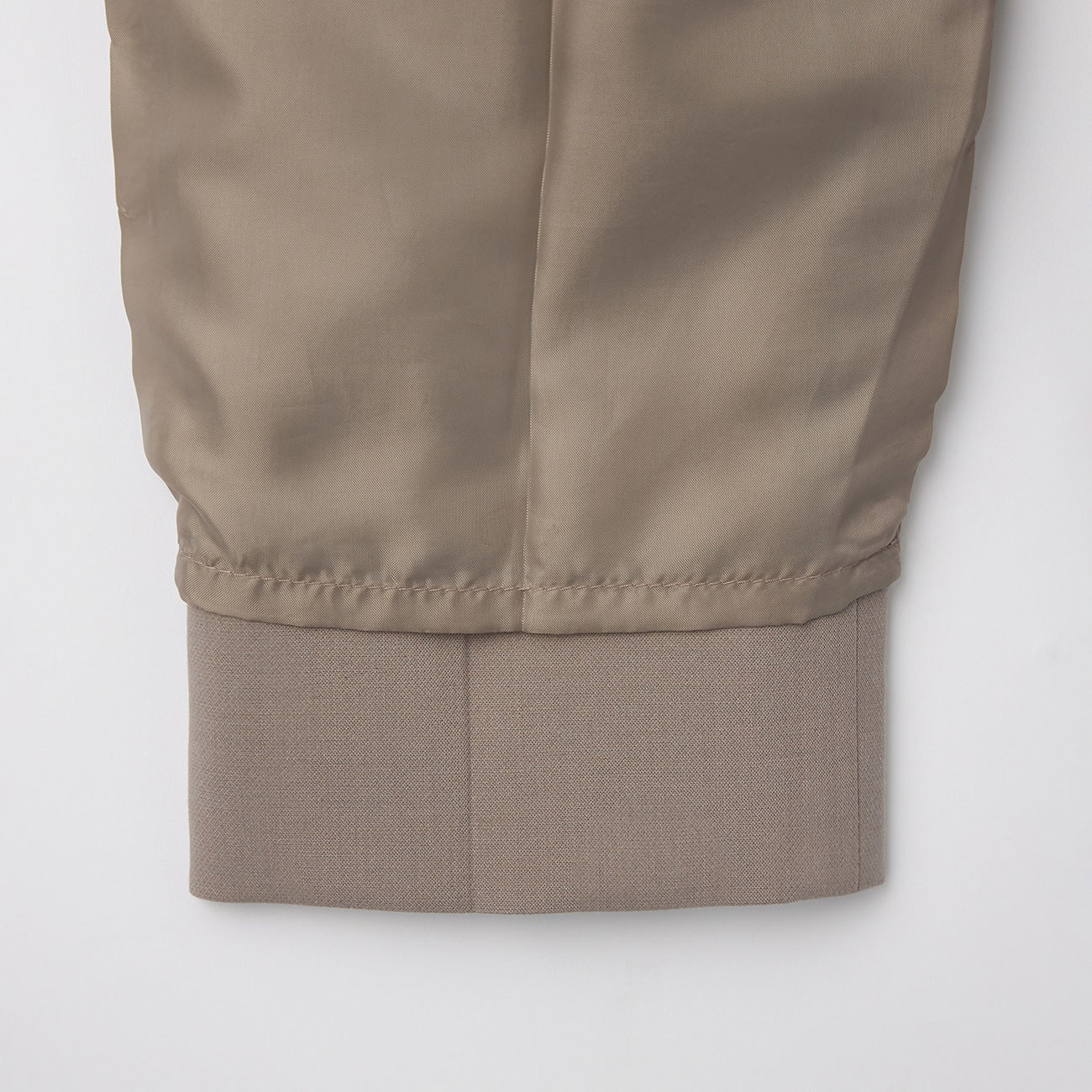 THE THIRD SUITS 雙層梭織褲 - 米色_22