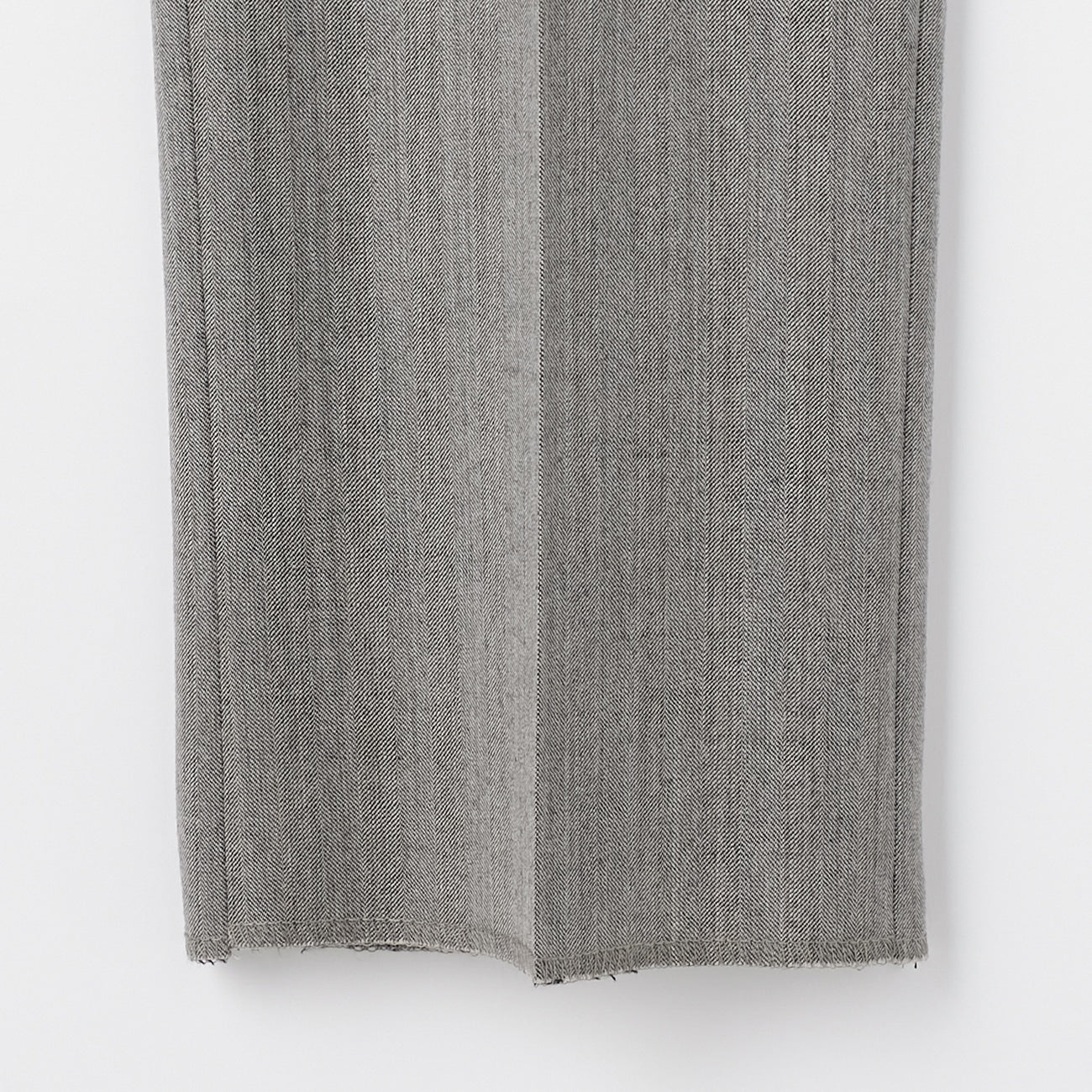 可机洗弹力羊毛磨毛鱼骨纹 锥形裤 - 米色_33