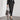 Washable Stretch Glen-Plaid Cropped Pants - Charcoal Gray_01