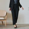 THE THIRD SUITS Cropped Pants - Black_15