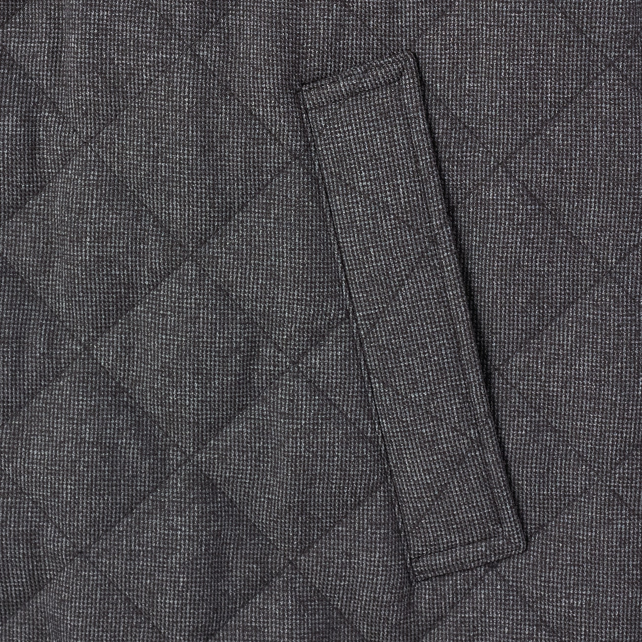 商务休闲类羊毛绗缝大衣 -灰