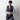 Windowpane Reversible Vest - Navy_03