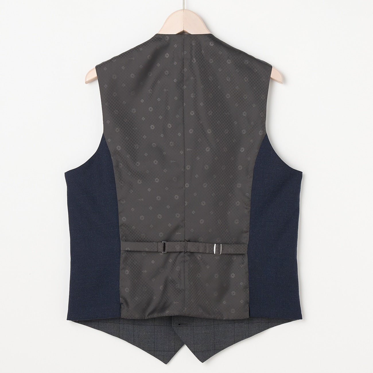 双面纯色背心 -深蓝