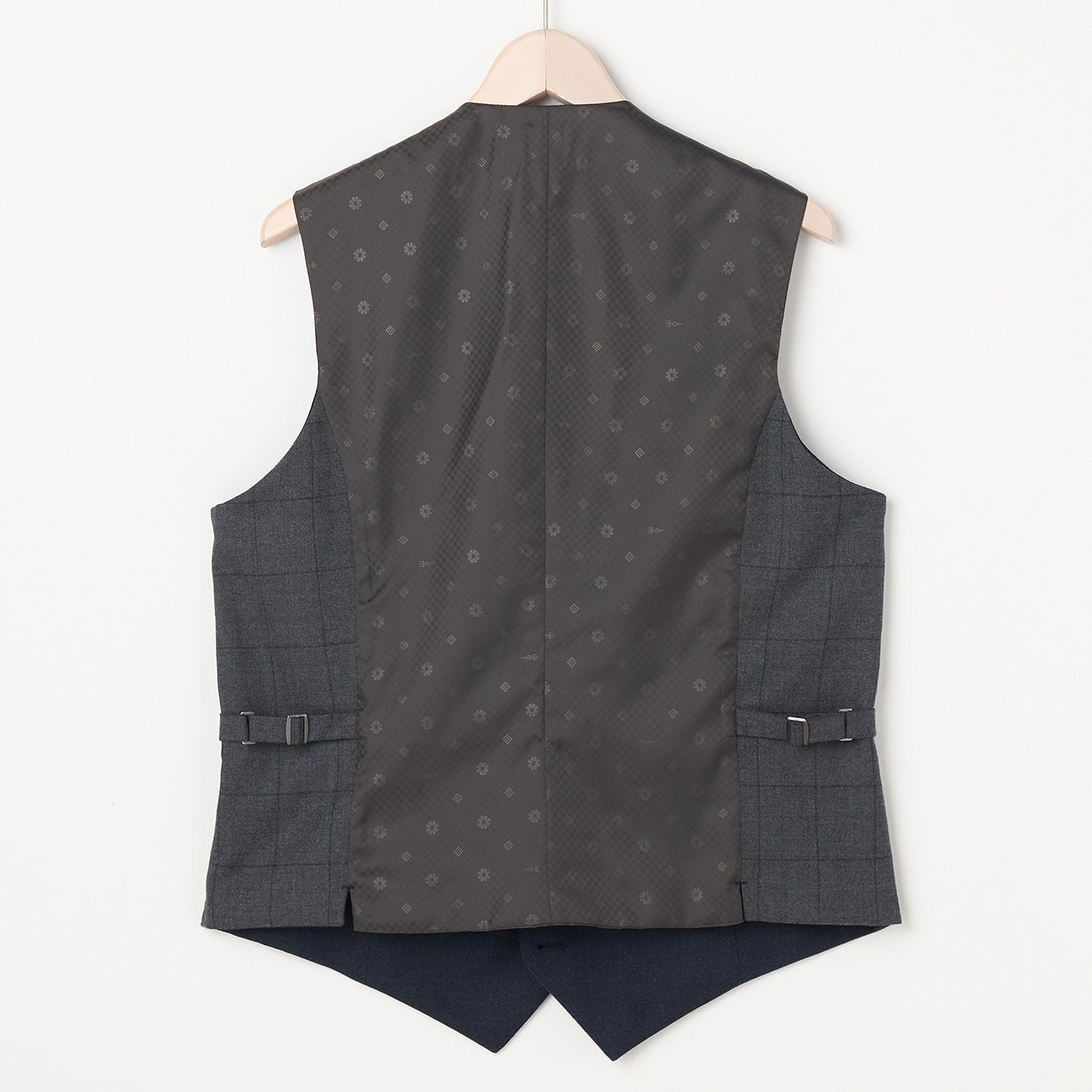 双面纯色背心 -深蓝