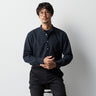 Business Casual Band Collar Glen-Plaid Shirt_13