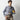 Business Casual Houndstooth Spread Collar Shirt - Navy_02