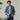 Business Casual Denim-Like Snap-Down Shirt - Navy_01