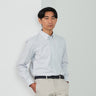 Oxford Button-down Shirt - Light Gray_10