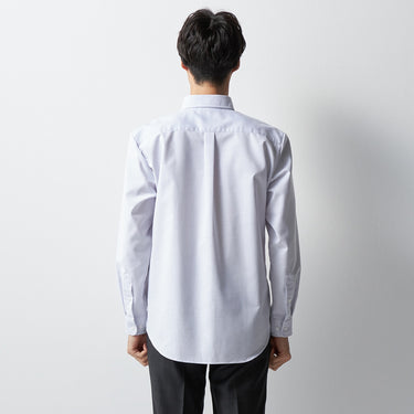 Oxford Button-down Shirt - Light Gray_12