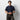 Business Casual Seersucker Button-down Short Sleeve Shirt - Navy_08