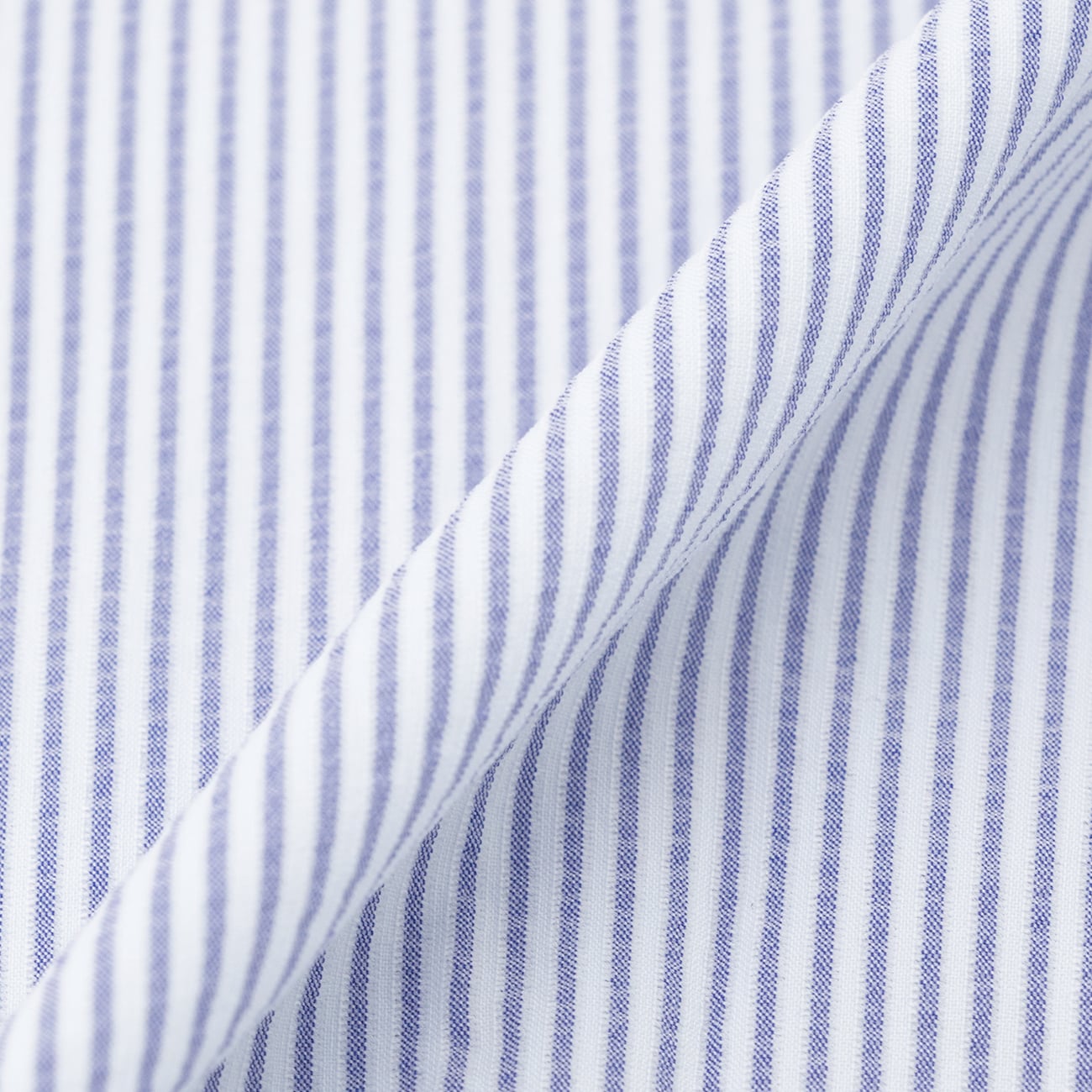 Business Casual Seersucker Button-down Short Sleeve Stripe Shirt - Navy_11