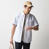 Business Casual Button-down Short Sleeve Shirt - White_10