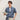 Business Casual Denim-Like Short Sleeve Button-Down Shirt - Navy_07