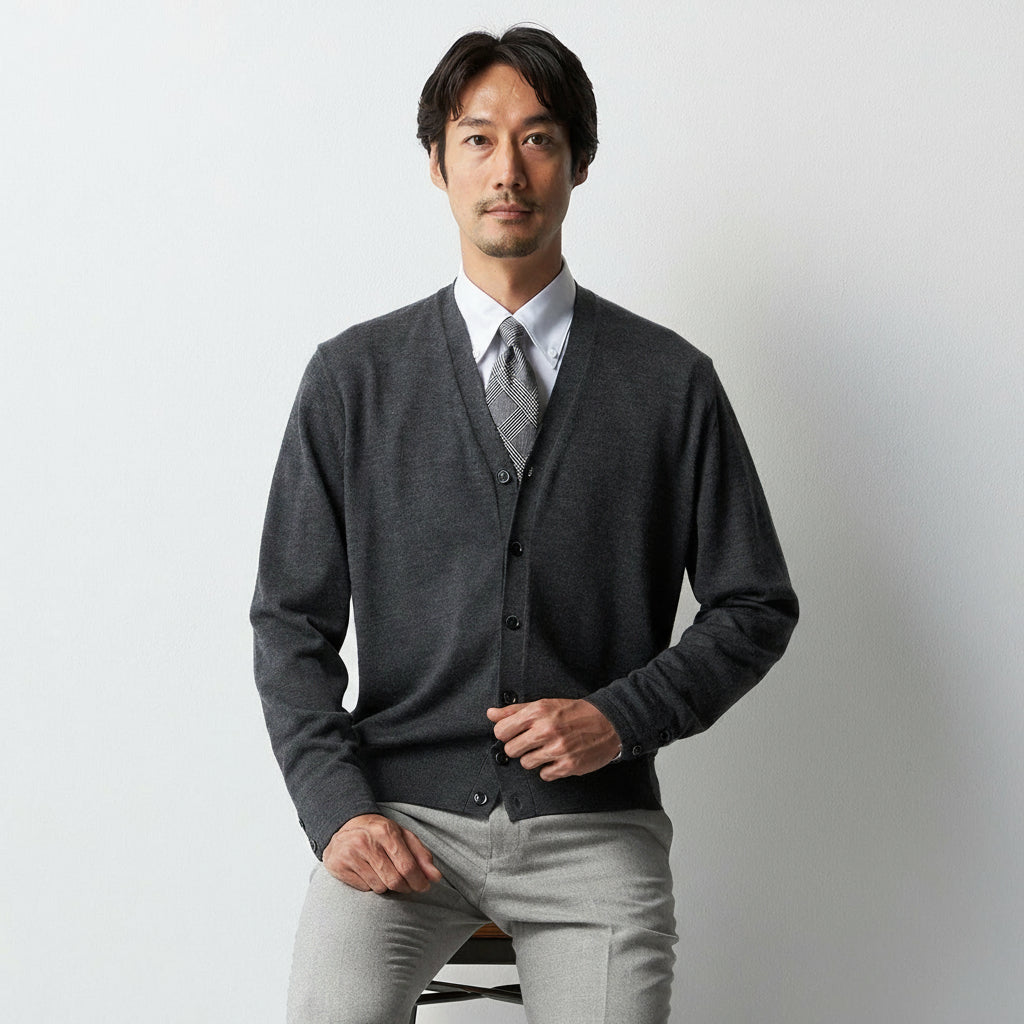 羊毛混纺 开衫_34