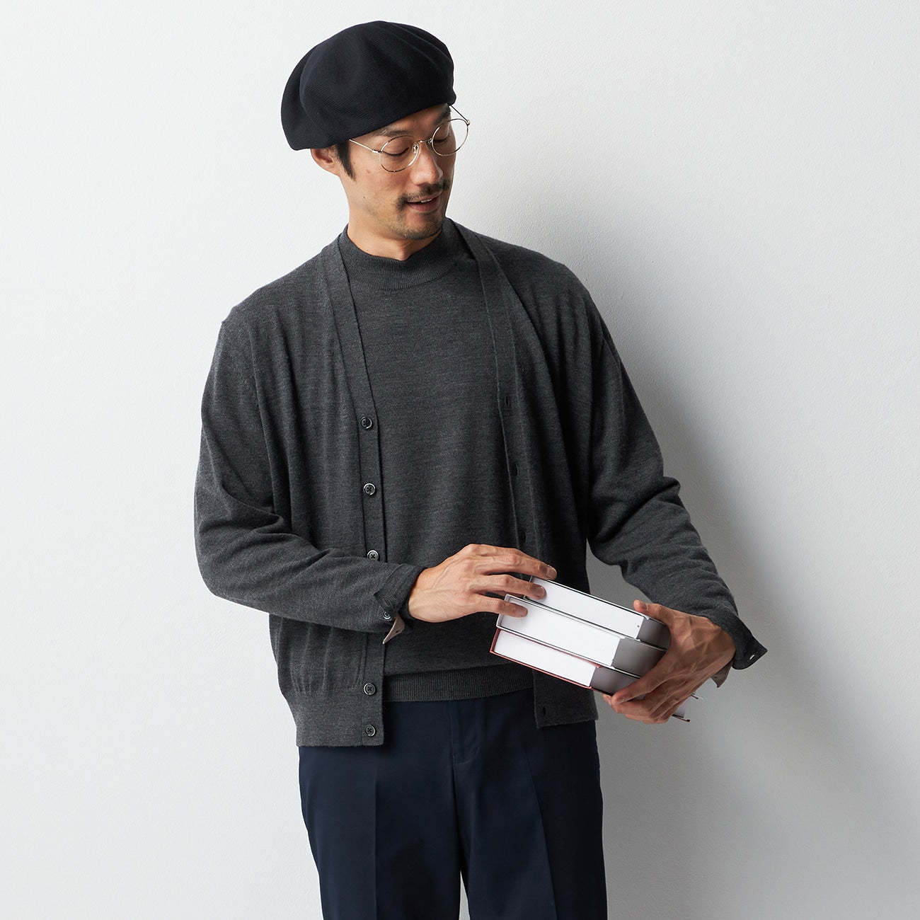 羊毛混纺 开衫_35