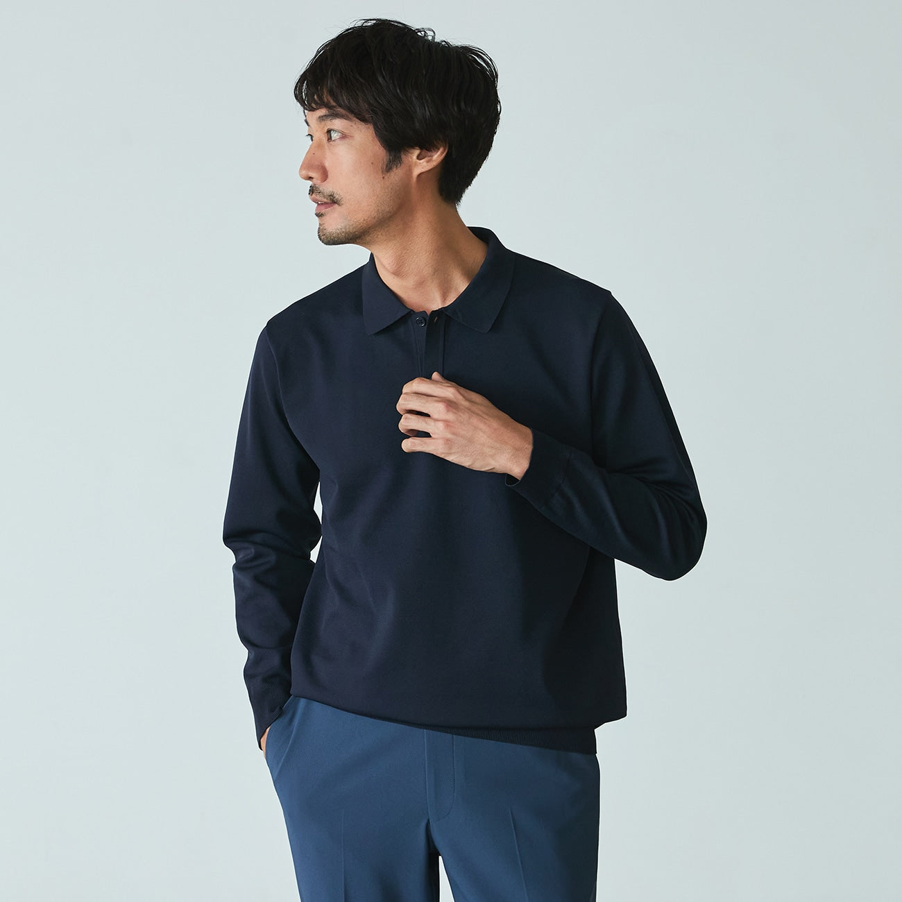 BIZSPO 針織 Polo 襯衫_19