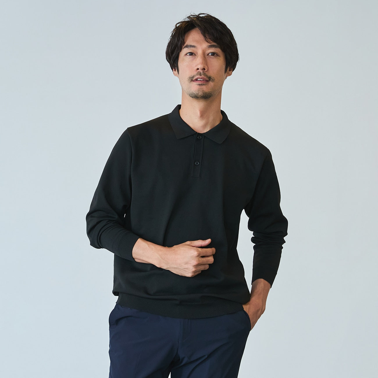 BIZSPO 針織 Polo 襯衫_27