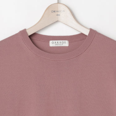 High-gauge Crew Neck Sweater - Pink_13