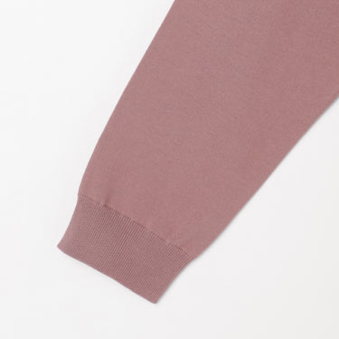 High-gauge Crew Neck Sweater - Pink_14