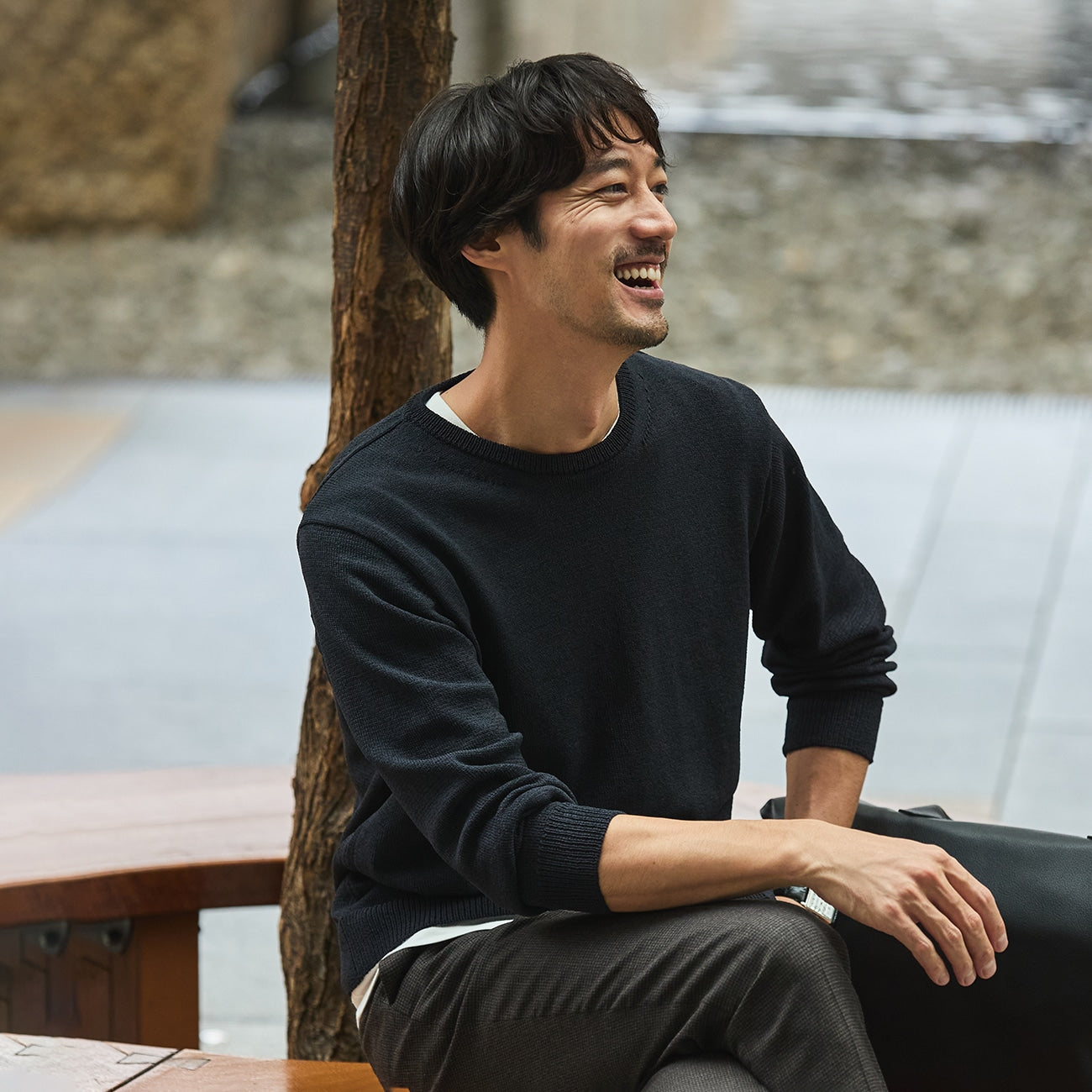 Plated Jersey Crew Neck Sweater_16