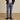 Business Casual Washable Single-Pleated Tapered Pants - Blue_01