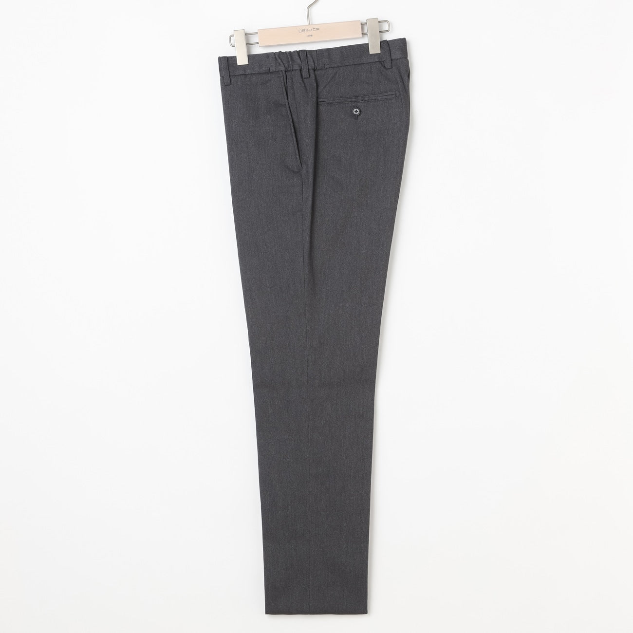 Business Casual Brushed Lined Pants - Charcoal Gray_15