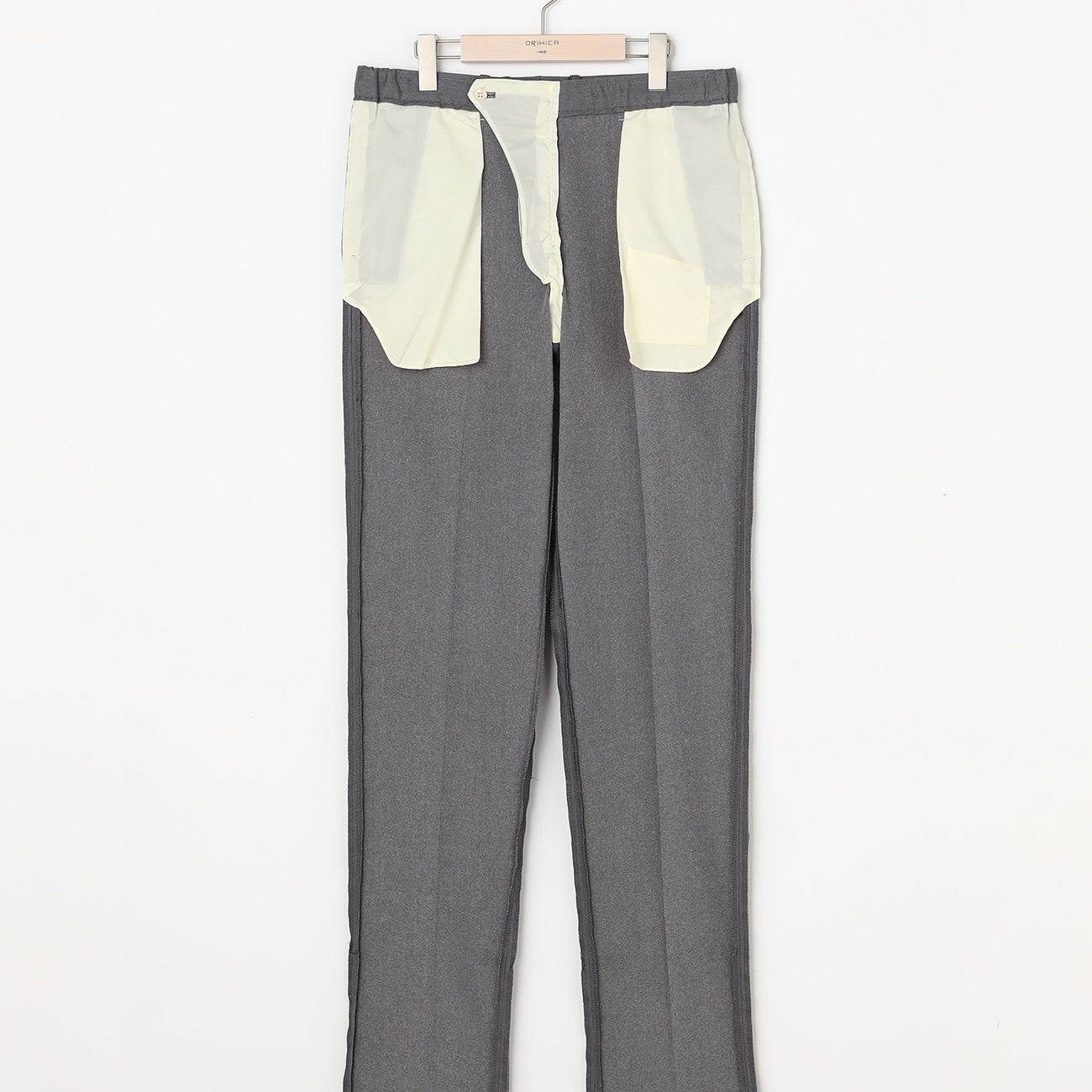 商务休闲磨毛内衬裤 -灰