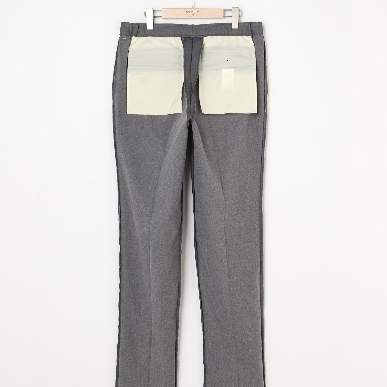 商务休闲磨毛内衬裤 -灰