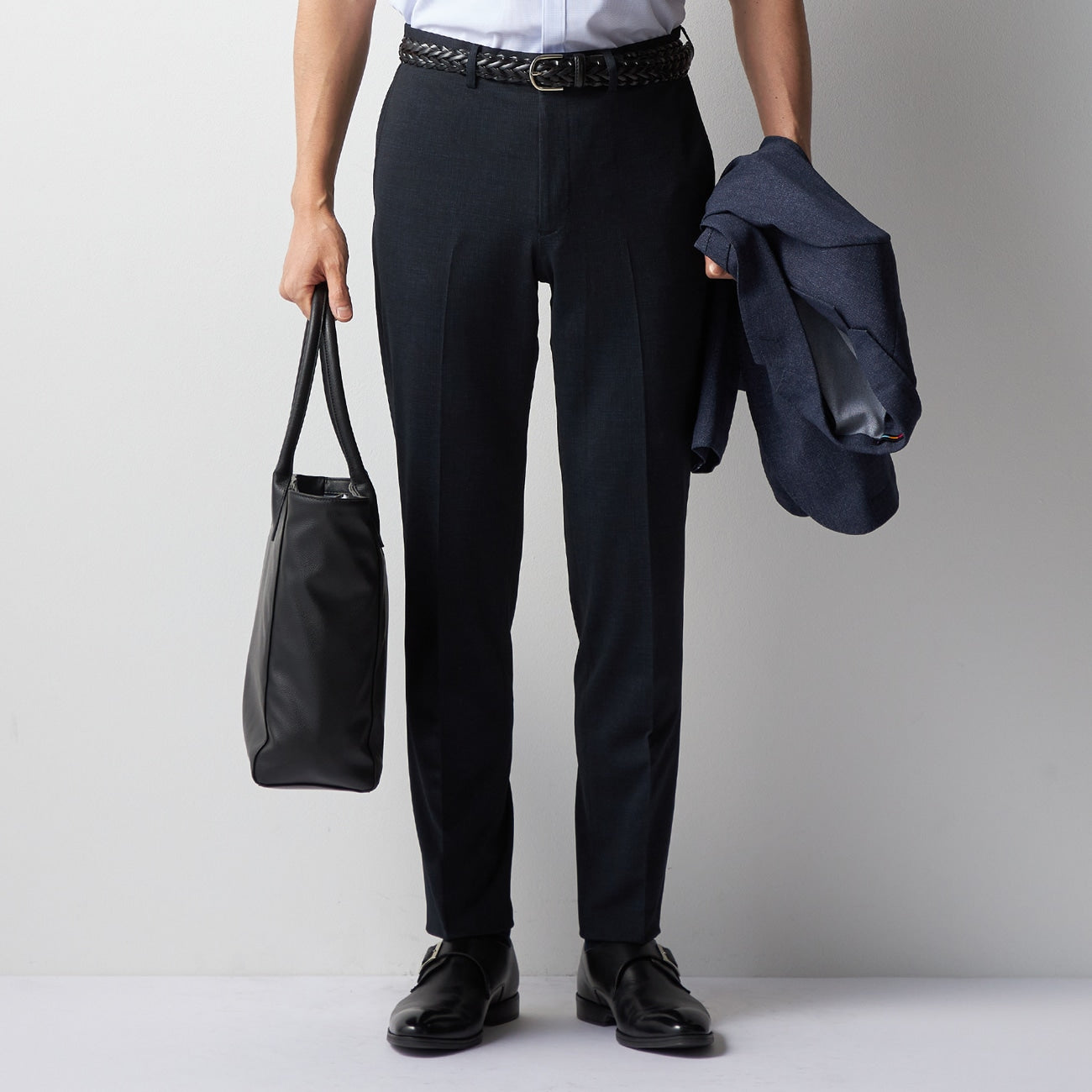 High Breathability Business Casual Pants - Navy_15