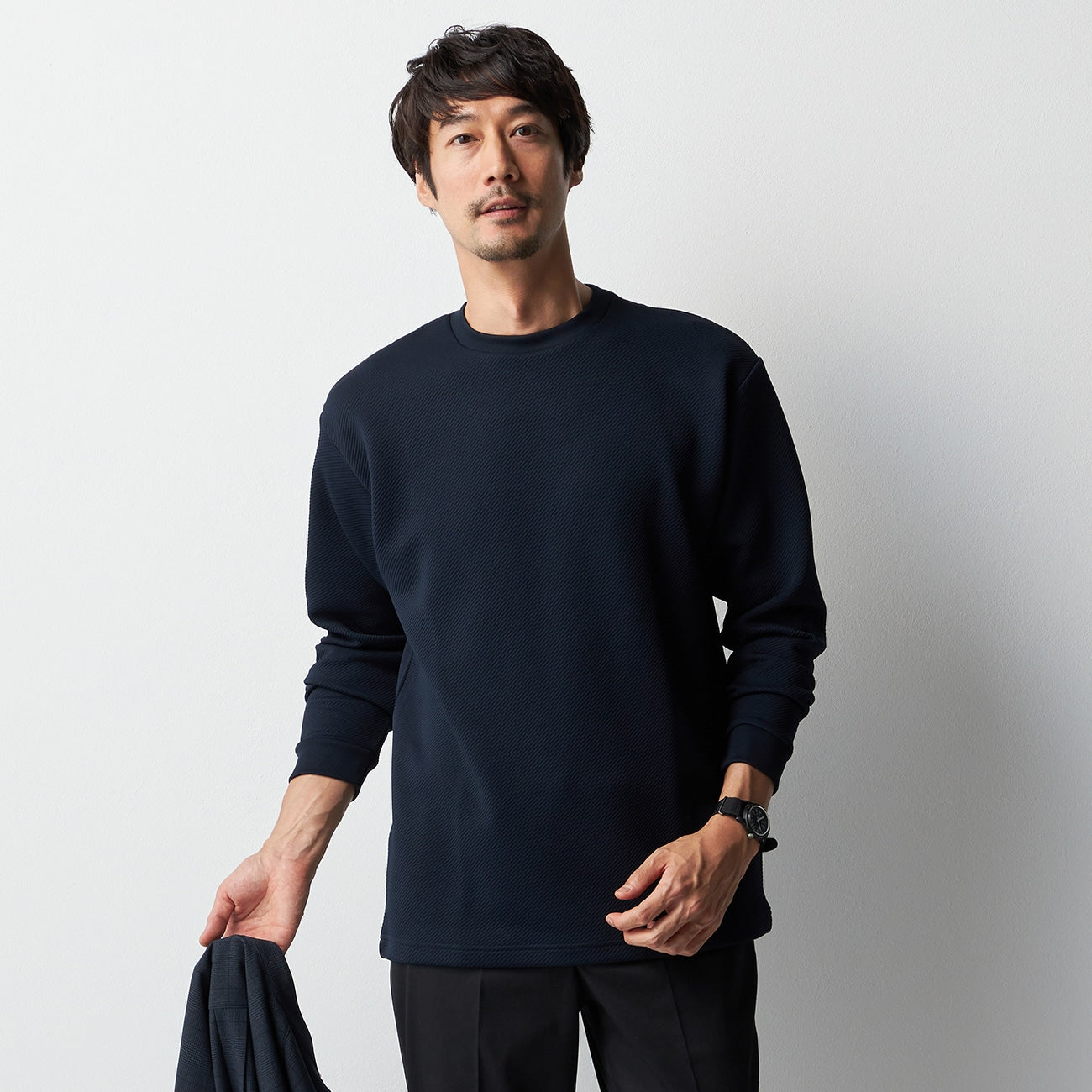 Crew Neck Twill T-Shirt_17