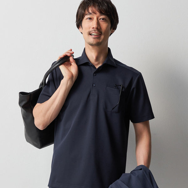 Non-Iron Spread Collar Pullover Polo Shirt [O68_68SUSM602] | AOKI