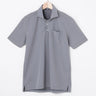 Spread Collar Polo Shirt - Navy_17