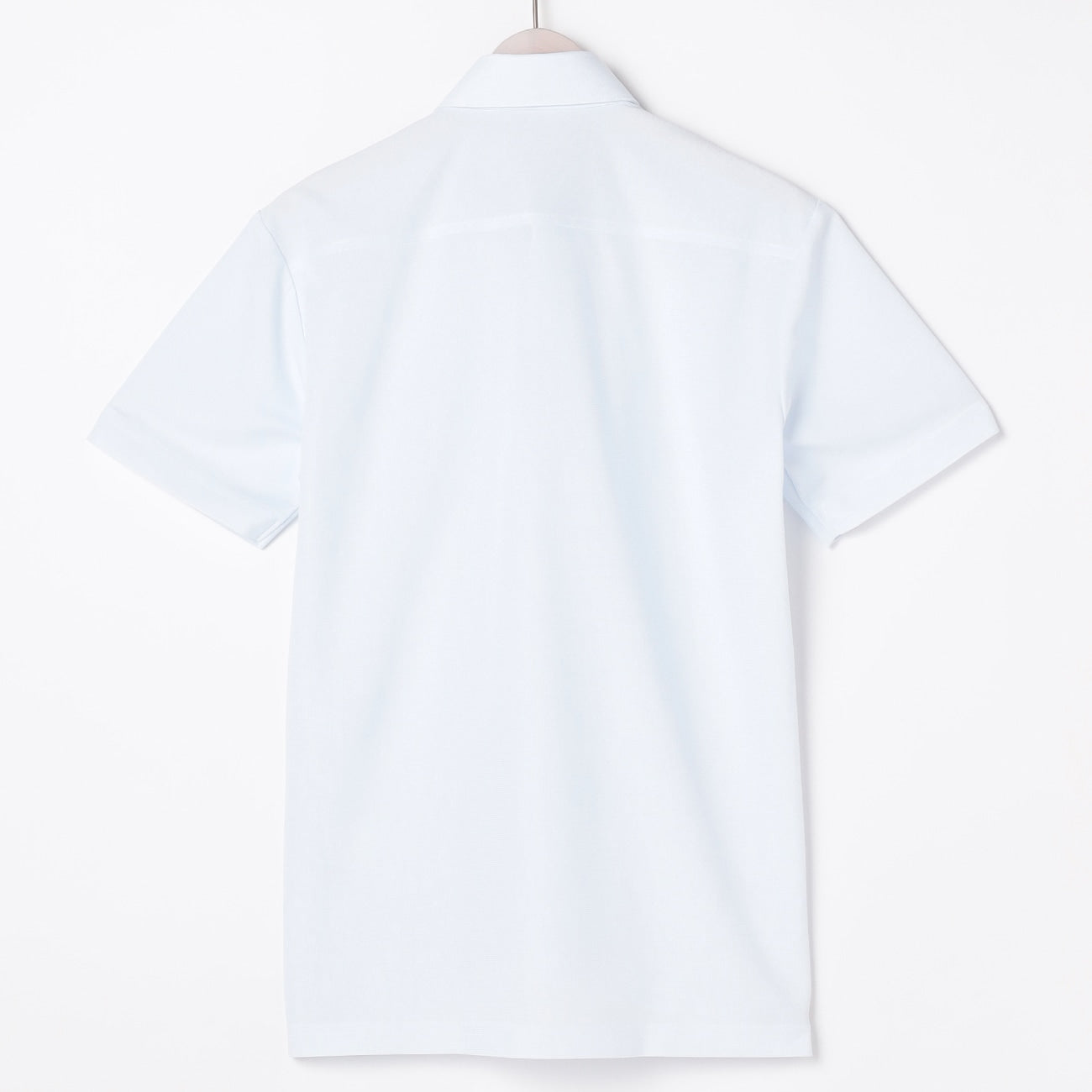 Stashiko钮扣领衬衫 Polo Shirt - Blue_15