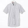 Button Front Stripe Polo Shirt - Navy_16