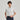 Full-Buttoned Twill Button-Down Polo Shirt - Light Gray_11