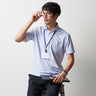 Sashiko Knit Spread Collar Pullover Polo Shirt_16