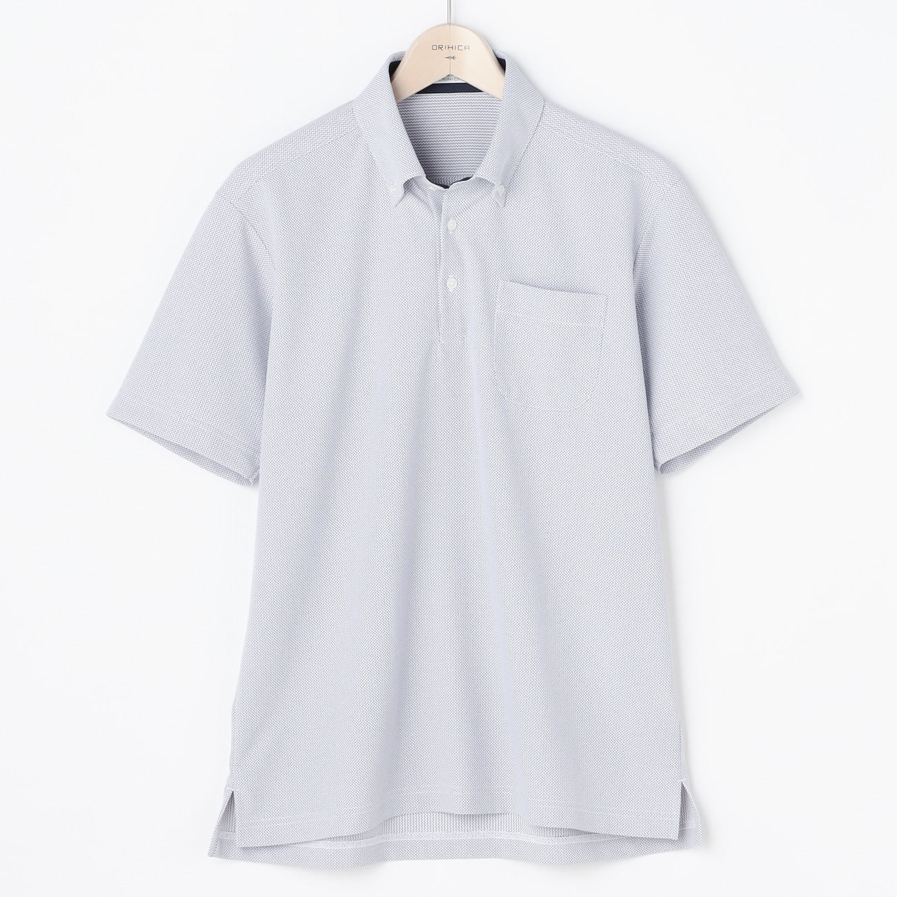 钮扣领衬衫 Polo Shirt -深蓝