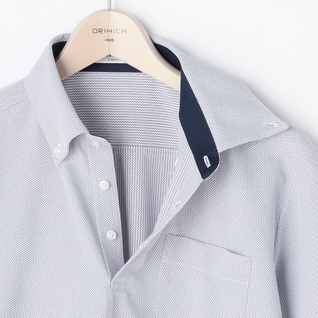 钮扣领衬衫 Polo Shirt -深蓝