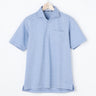 Mini Dot Spread Collar Polo Shirt - Blue_11