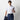 Piping Button-down Polo Shirt - Blue_13