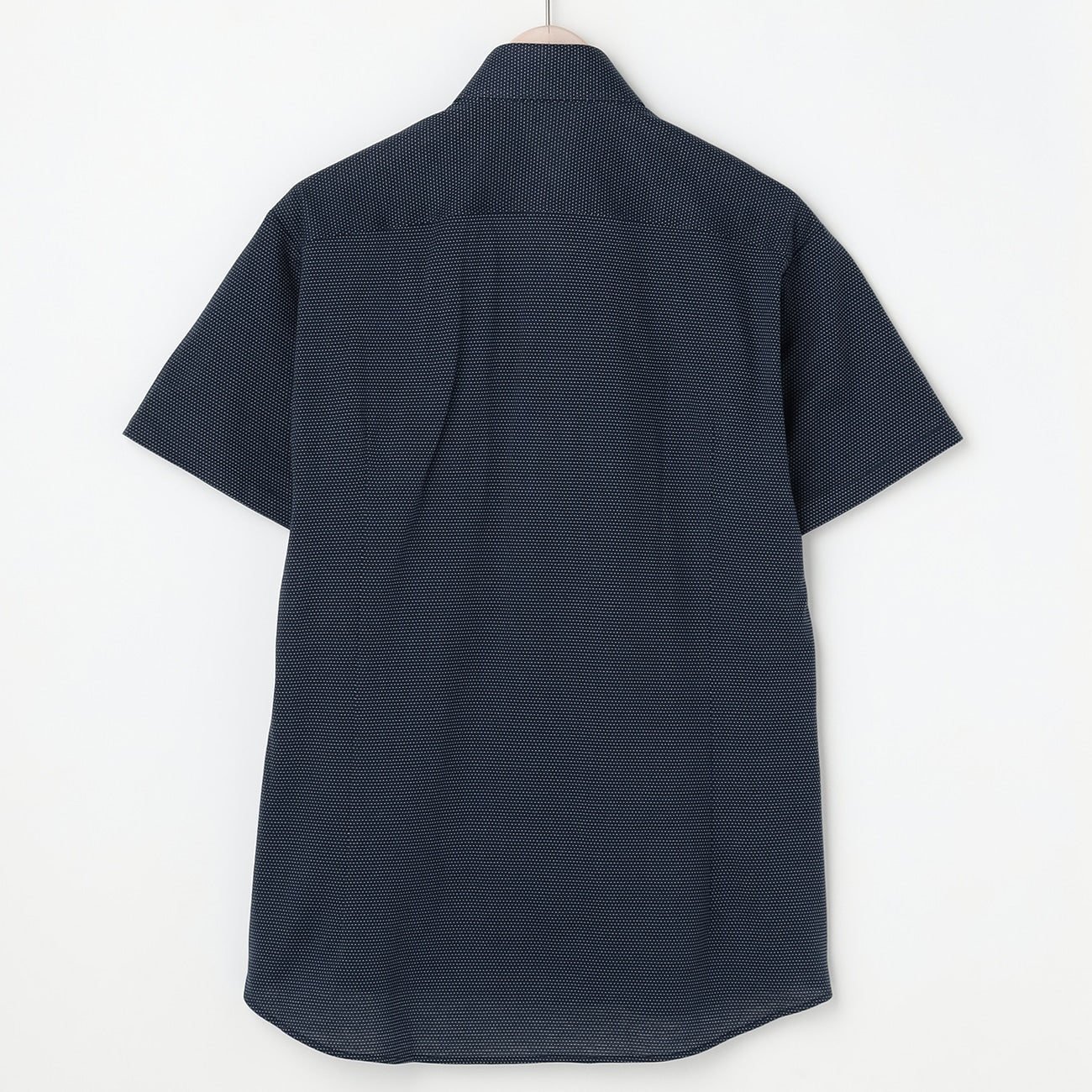 Sashiko 纽扣前襟 Skipper Polo 衫 -深蓝