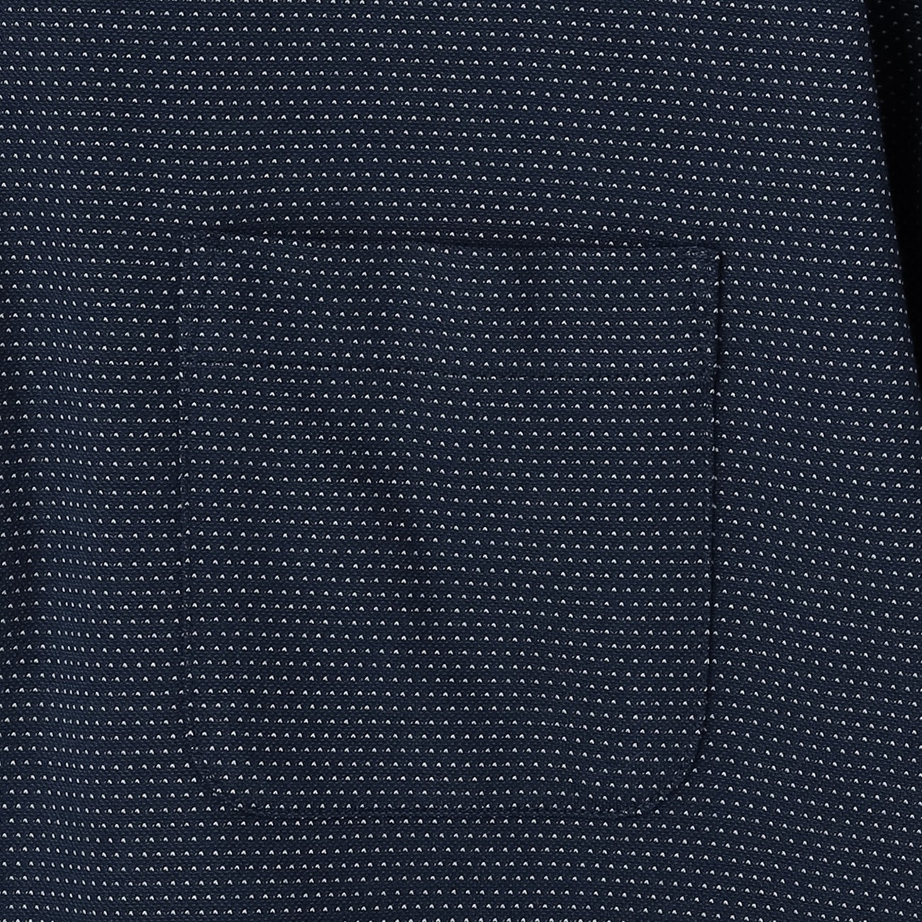 Sashiko 纽扣前襟 Skipper Polo 衫 -深蓝