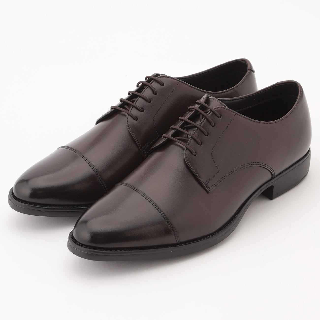 Waterproof Leather Cap-toe Active外耳式鞋 鞋类 - 深棕色_06