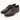Waterproof Leather Cap-toe Derby Shoes - Dark Brown_01