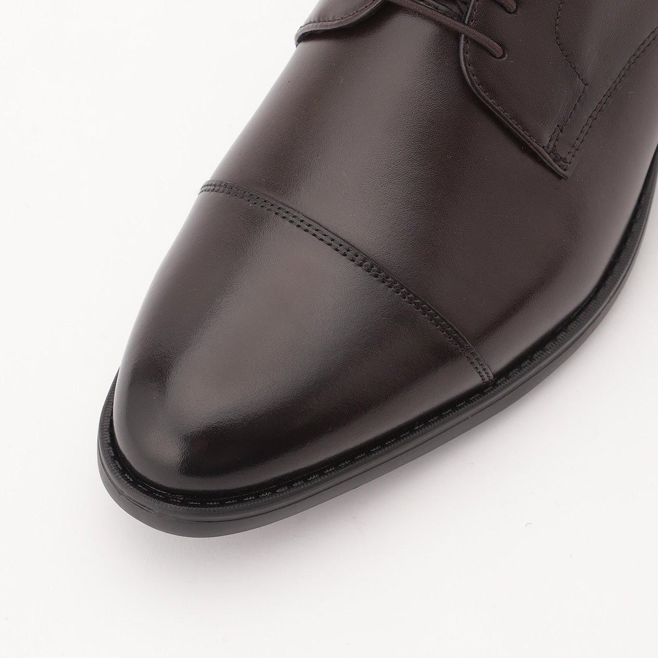 Waterproof Leather Cap-toe Active外耳式鞋 鞋类 - 深棕色_08